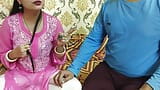 Indian beautiful husband wife celebrate special Valentine week Happy Rose day dirty talk in hindi voice saara give footjob snapshot 3