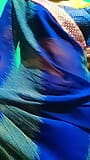 Kenakan saree biru snapshot 1