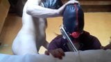 Tied to a machine, masked, hooded and throated snapshot 1