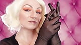 Asmr: mesh glove (no talk) hot milf slow sfw video by arya grander snapshot 10