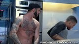 Baker Bitch Gives Up His Hole To Inked Hunk - RagingStallion snapshot 6