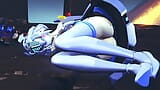 Robot dziewczyna palcami siebie: 3d hentai snapshot 3