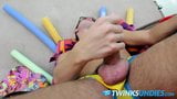 Cool and cute guy Damon Archer solo strokes big hairy cock snapshot 7