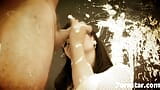 Сексуальная крошка Kit Lee и Kat Lee в фуд-фетиш-сессии snapshot 15