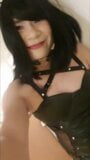The Little Sissy in new black wig from a fan snapshot 1