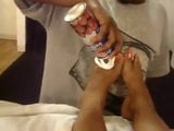 Long toenails with cream snapshot 1