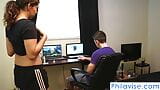 PHILAVISE-Gamer gets a handy featuring Selena Lust snapshot 5