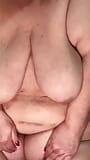 Grandma Bbw moving her tits and huge body snapshot 10