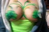 Shamrock shake body painted tits snapshot 2