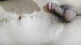 YOUNG GAY HUNK self hand job and cum in her stomach and chest snapshot 3