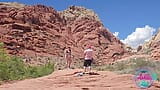 Ashley Red Rock Canyon'da - kamera arkası fotoğraf çekimi! snapshot 10