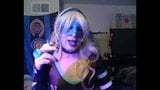 Sexy Hot Blue Cheerleader (webcam view) snapshot 17