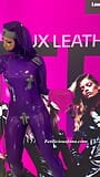 Miss Fetilicious polering latex catsuit snapshot 1