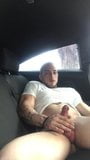 Str8 guy masturbation on the car snapshot 2