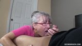 Horny Granny Sucks A Young Dick snapshot 6