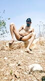 Sexy Muslim men nude outdoor cum snapshot 5