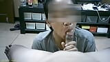 Einen dreier-tag mit einem entspannenden blowjob beenden snapshot 16