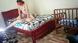 Horny stepmother Katha fucks her stepdaughter's husband during the sleepover and asks him for a threesome. snapshot 2