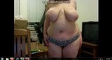 Cute BBW girl playing on webcam snapshot 8