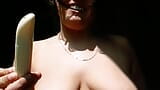 A curvy German slut pleasing her muff outdoors snapshot 6