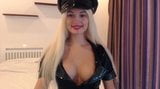 Sexysweetnastya teasing in new cop outfit snapshot 2