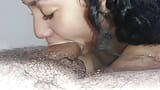 deep throat, delicious choking, licking and making lots of spit bubbles on the pervert's cock snapshot 13