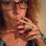 Smoking up close in glasses snapshot 1