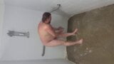 My husband taking a quick shower snapshot 10