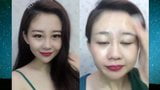 makeup vs removing makeup snapshot 9