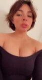 Curvy voluptuous short hair tit show snapshot 1