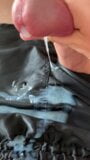 Cumshot shinynylon Soccer Shorts snapshot 10