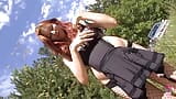 Going on a Picnic Turned Out as an Erotic Adventure for the Pregnant Redhead MILF snapshot 1