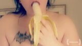 BBW goth MILF pipe à la banane snapshot 6