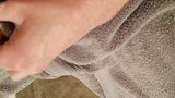 Dripping Throbbing Young Cock Under the Towel snapshot 2