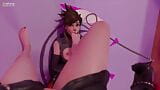 Slave Tracer Sucking Toes (POV Foot Fetish Animation) snapshot 4