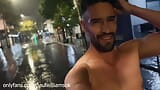 Fully naked walk on the street and heavy rain got me wet snapshot 14