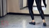 Flamenco – Hot Spanish dance. Regina Noir dances in a ballet class. Guitar music 1 snapshot 7