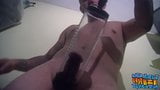 Straight stud with sexy tatts making his hard cock spray cum snapshot 16