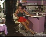 Joanne McCartney - red mini skirt, at the bar snapshot 12