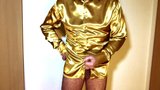 Shiny Gold Satin Shirt snapshot 9