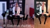 Beautiful topmodel shemale Sabina does a photoshoot snapshot 8