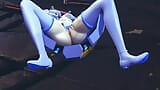 Robot dziewczyna palcami siebie: 3d hentai snapshot 12