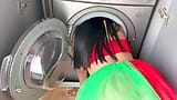 Stepdaughter gets fucked while stuck in the washing machine snapshot 3