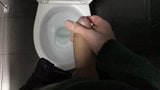 RISKY! JERKING OFF IN PUBLIC TOILET (23cm) Teen Boy Cute snapshot 7