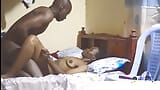 Fucking black skinny African Granny hairy pussy snapshot 4