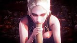 La reine Daenerys Stormborn fait une pipe en POV : parodie de Game of Thrones snapshot 2