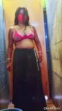 Auntee in a saree bathing with me snapshot 3