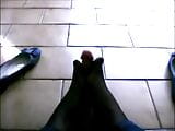 Sega con le scarpe da balletto - piedi in nylon snapshot 9