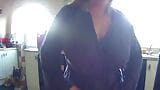 Julie Cunningham sur webcam. Préparation nerveuse, 1ère fois snapshot 1