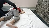 Skinny College Girl Fucked by Big Cock Techer In College Room With Clear Hindi Audio Video snapshot 9